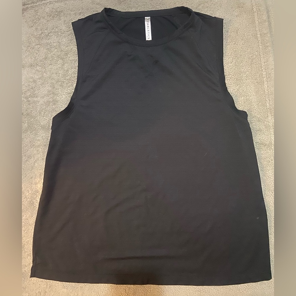 Fabletics Black Muscle Shirt